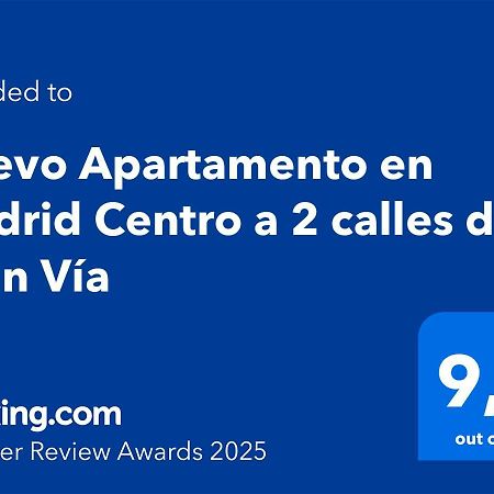 Nuevo Apartamento En Madrid Centro A 2 Calles De Gran Via מראה חיצוני תמונה